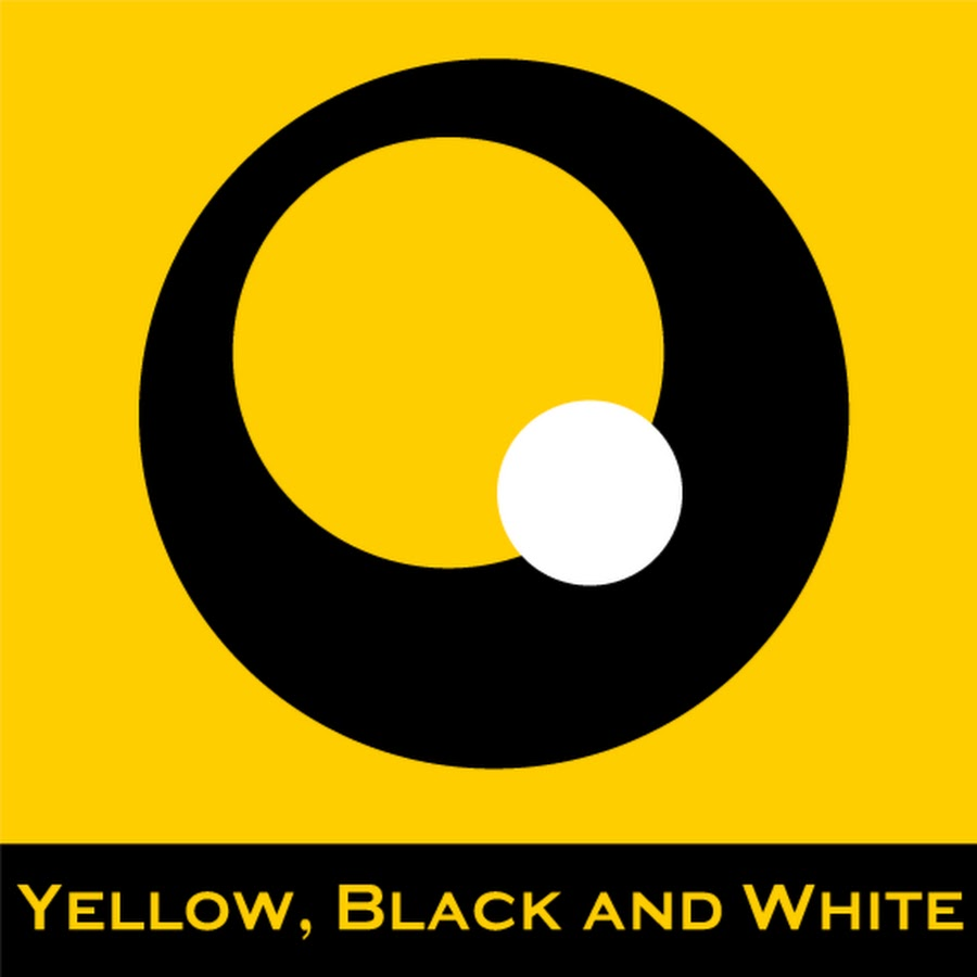 Yellow, Black & White Logo