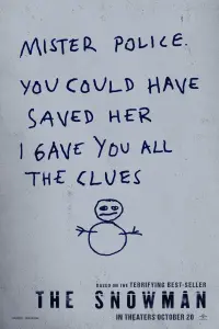 Poster to the movie "The Snowman" #76982