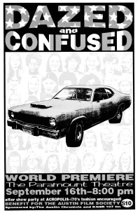 Poster to the movie "Dazed and Confused" #222597