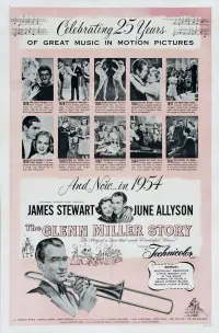 Poster to the movie "The Glenn Miller Story" #121471