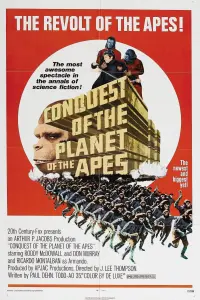 Poster to the movie "Conquest of the Planet of the Apes" #86900