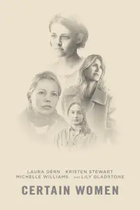 Poster to the movie "Certain Women" #145027