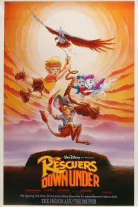 Poster to the movie "The Rescuers Down Under" #274461