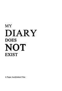 Poster to the movie "My Diary Does Not Exist" #619366