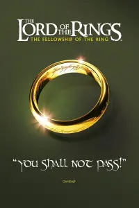 Poster to the movie "The Lord of the Rings: The Fellowship of the Ring" #165898