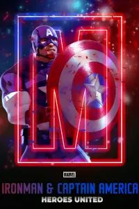 Poster to the movie "Iron Man & Captain America: Heroes United" #552504