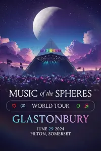 Poster to the movie "Coldplay: Live at Glastonbury 2024" #517347