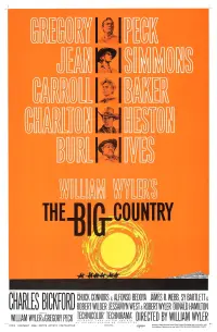 Poster to the movie "The Big Country" #138205