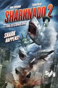 Poster to the movie "Sharknado 2: The Second One" #600349