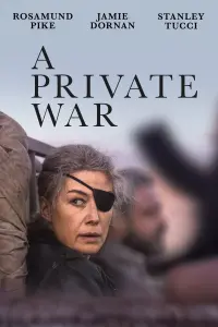 Poster to the movie "A Private War" #114920