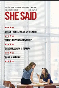 Poster to the movie "She Said" #141480