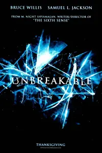 Poster to the movie "Unbreakable" #565801