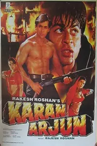 Poster to the movie "Karan Arjun" #630637