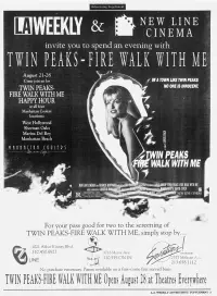 Poster to the movie "Twin Peaks: Fire Walk with Me" #83681