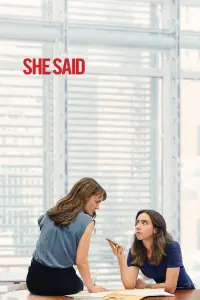 Poster to the movie "She Said" #141482