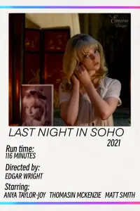 Poster to the movie "Last Night in Soho" #583500