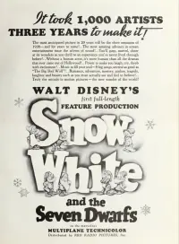 Poster to the movie "Snow White and the Seven Dwarfs" #27188