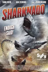 Poster to the movie "Sharknado" #600824