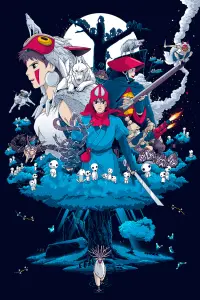 Poster to the movie "Princess Mononoke" #174627