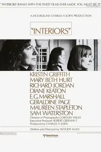 Poster to the movie "Interiors" #259787