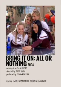 Poster to the movie "Bring It On: All or Nothing" #640640