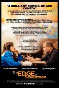 Poster to the movie "The Edge of Seventeen" #96511