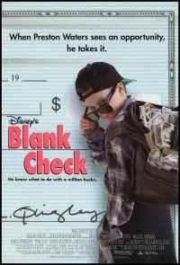 Poster to the movie "Blank Check" #24464