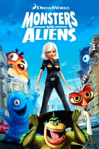 Poster to the movie "Monsters vs Aliens" #297121