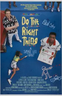 Poster to the movie "Do the Right Thing" #124503