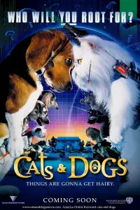 Poster to the movie "Cats & Dogs" #86508