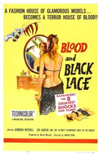 Poster to the movie "Blood and Black Lace" #223497