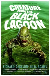 Poster to the movie "Creature from the Black Lagoon" #114595