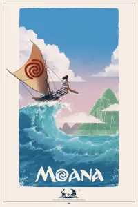 Poster to the movie "Moana" #654762