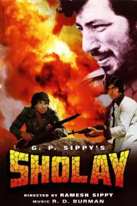 Poster to the movie "Sholay" #148707