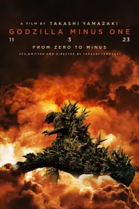 Poster to the movie "Godzilla Minus One" #160178