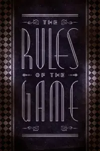 Poster to the movie "The Rules of the Game" #207161