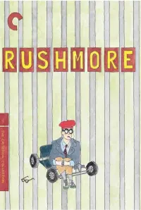 Poster to the movie "Rushmore" #124442