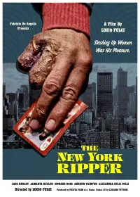 Poster to the movie "The New York Ripper" #352065