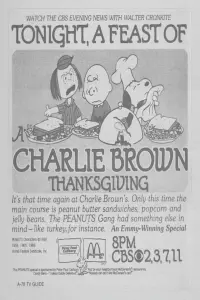 Poster to the movie "A Charlie Brown Thanksgiving" #587878