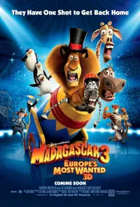 Poster to the movie "Madagascar 3: Europe