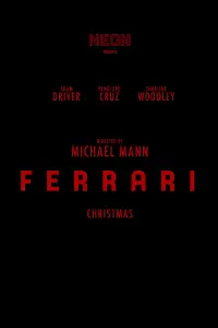 Poster to the movie "Ferrari" #155599