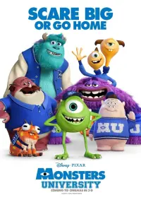 Poster to the movie "Monsters University" #40917