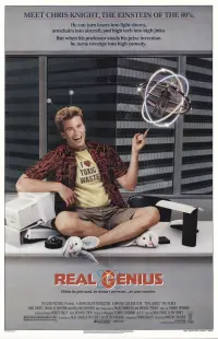 Poster to the movie "Real Genius" #268675