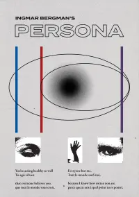 Poster to the movie "Persona" #175983