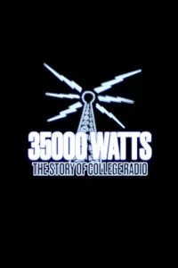 Poster to the movie "35000 Watts: The Story of College Radio" #525763