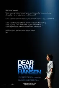 Poster to the movie "Dear Evan Hansen" #111688