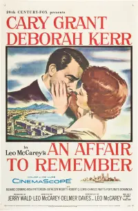 Poster to the movie "An Affair to Remember" #220172