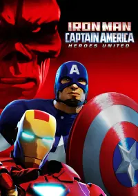 Poster to the movie "Iron Man & Captain America: Heroes United" #129696