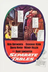 Poster to the movie "Separate Tables" #364115