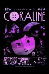 Poster to the movie "Coraline" #604410